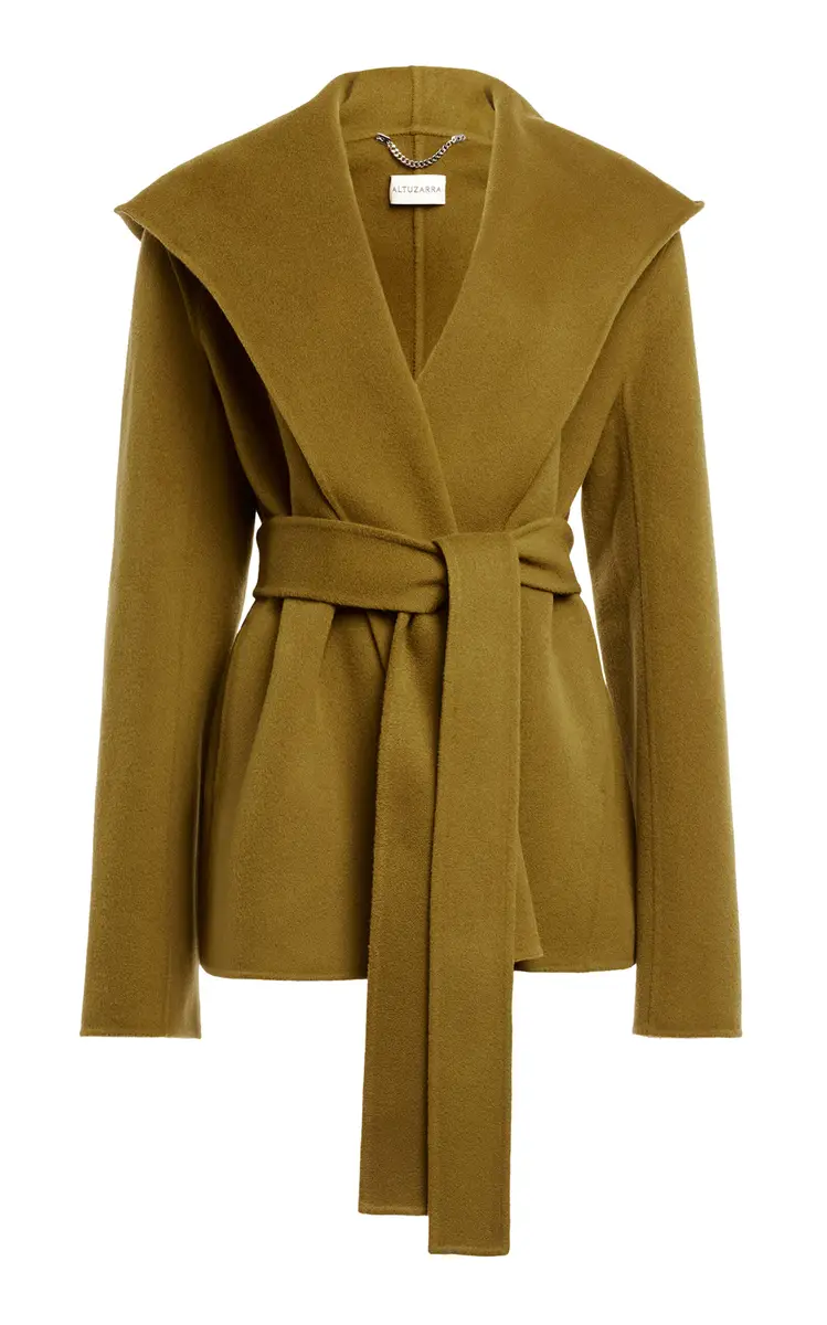 Altuzarra Dugan Belted Wool-Blend Coat | Image 1 Altuzarra Dugan Belted Wool-Blend Coat | Image 1