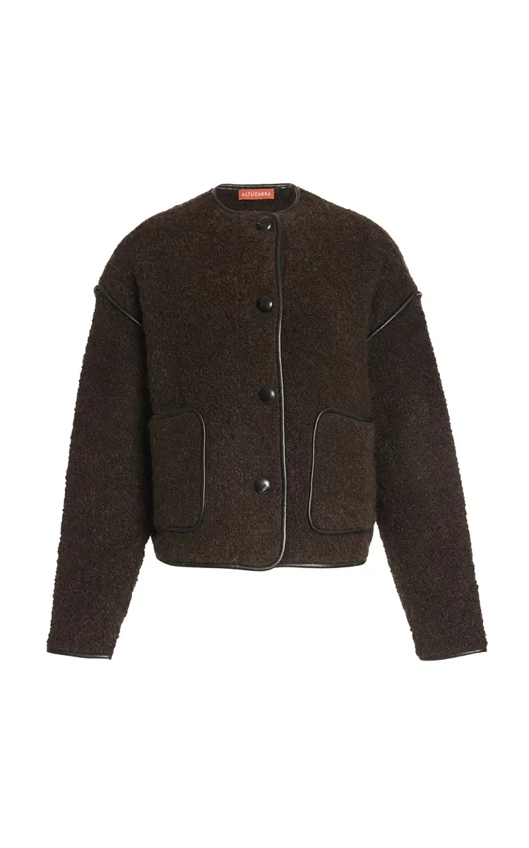 Altuzarra Irving Alpaca-Blend Boucle Knit Jacket | Image 1 Altuzarra Irving Alpaca-Blend Boucle Knit Jacket | Image 1