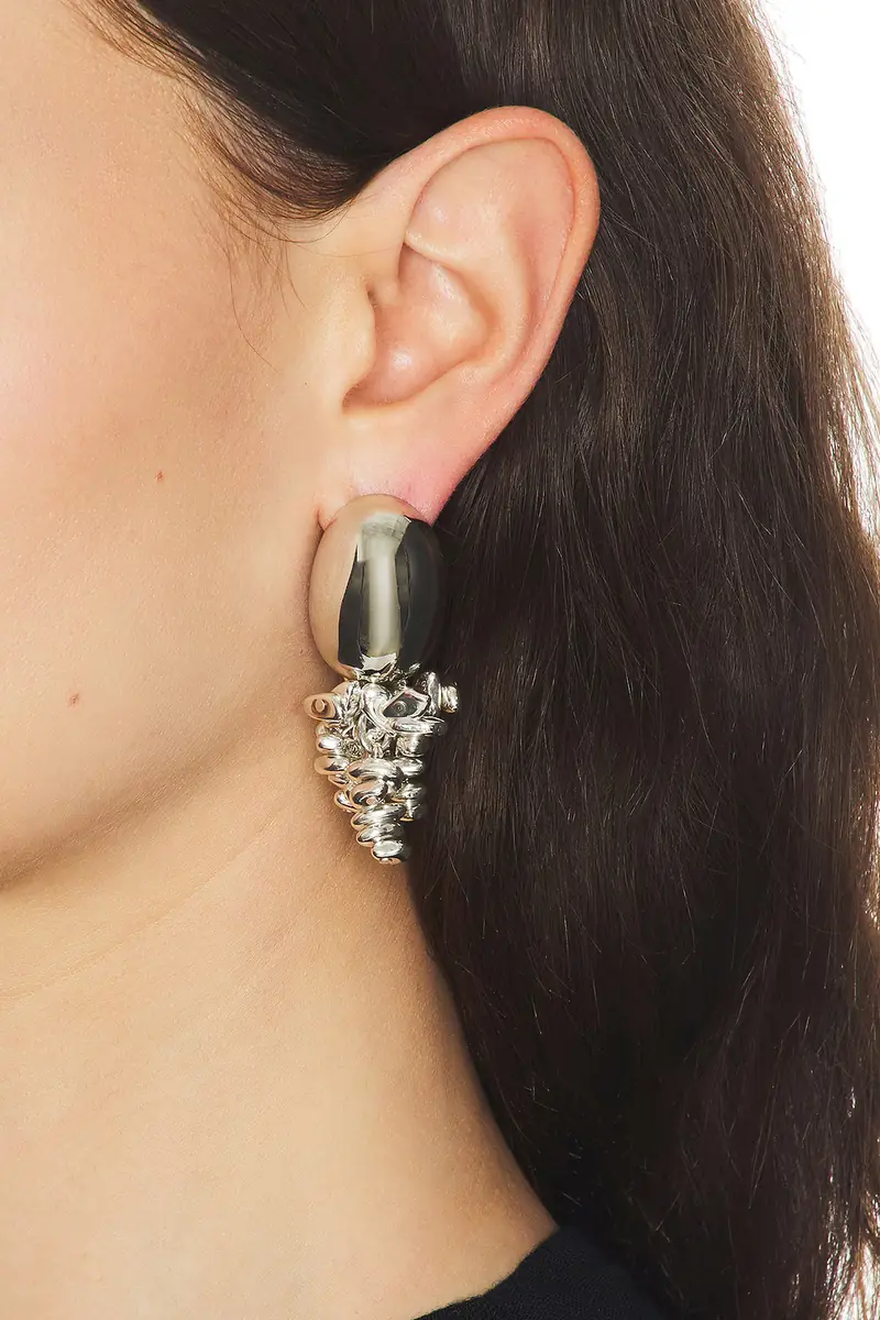 Brandon Maxwell Irregular Shape Stud Earrings | Thumbnail 2 Brandon Maxwell Irregular Shape Stud Earrings | Thumbnail 2