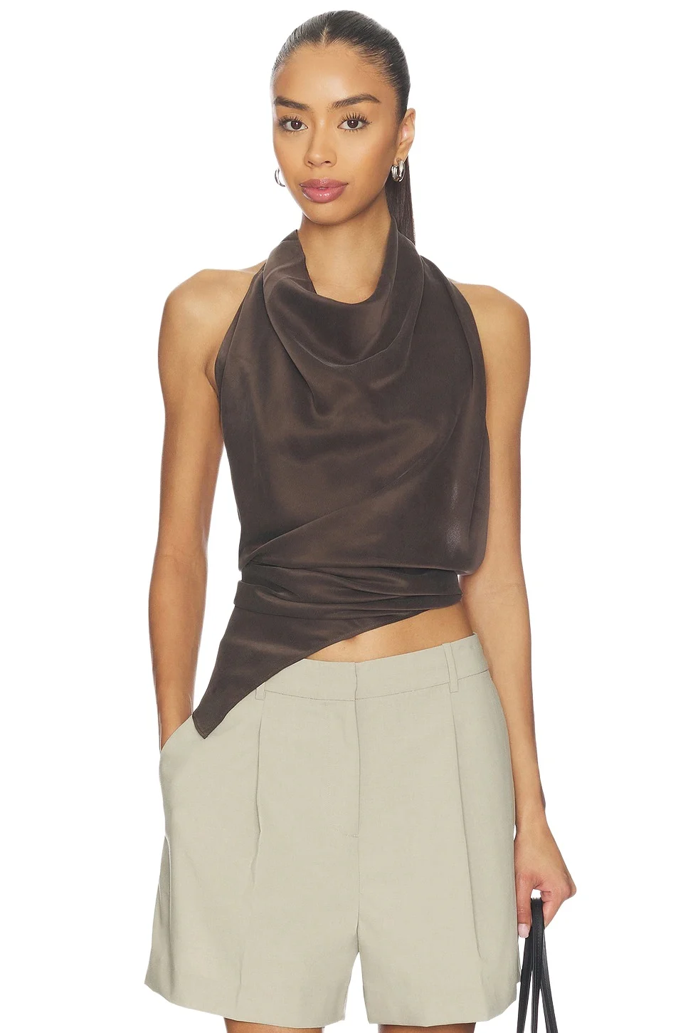 EAVES Frida Washed Silk Top
