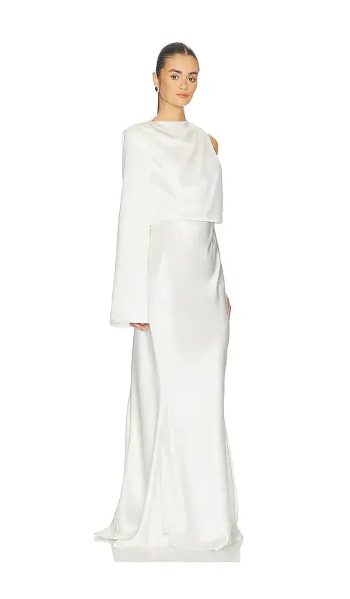 Misha The Mantello Satin Dress | Thumbnail 2 Misha The Mantello Satin Dress | Thumbnail 2
