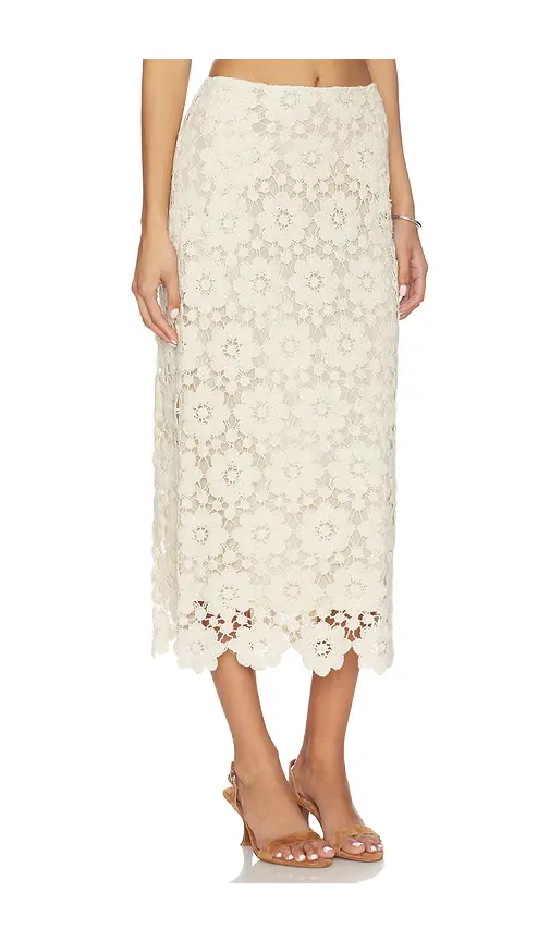 Bardot Veneta Crochet Midi Skirt | Thumbnail 2 Bardot Veneta Crochet Midi Skirt | Thumbnail 2