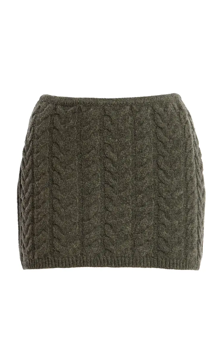 Lola Wool-Cashmere Mini Skirt Lola Wool-Cashmere Mini Skirt