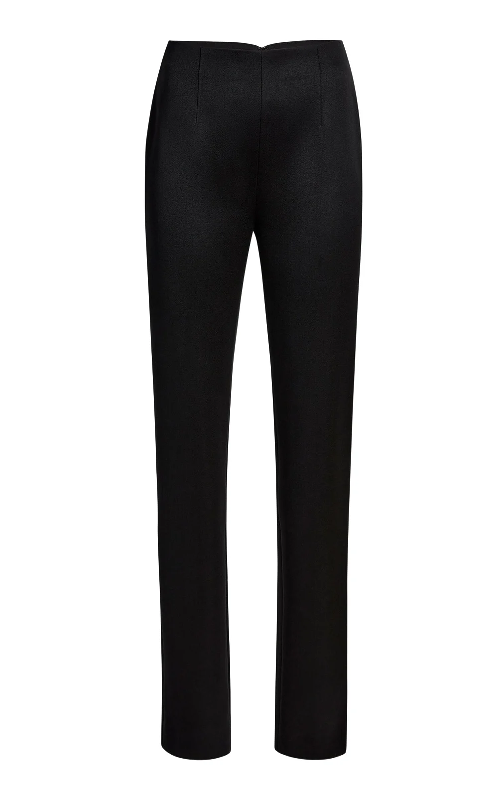 Khaite Ryden Sateen-Wool Straight-Leg Pants