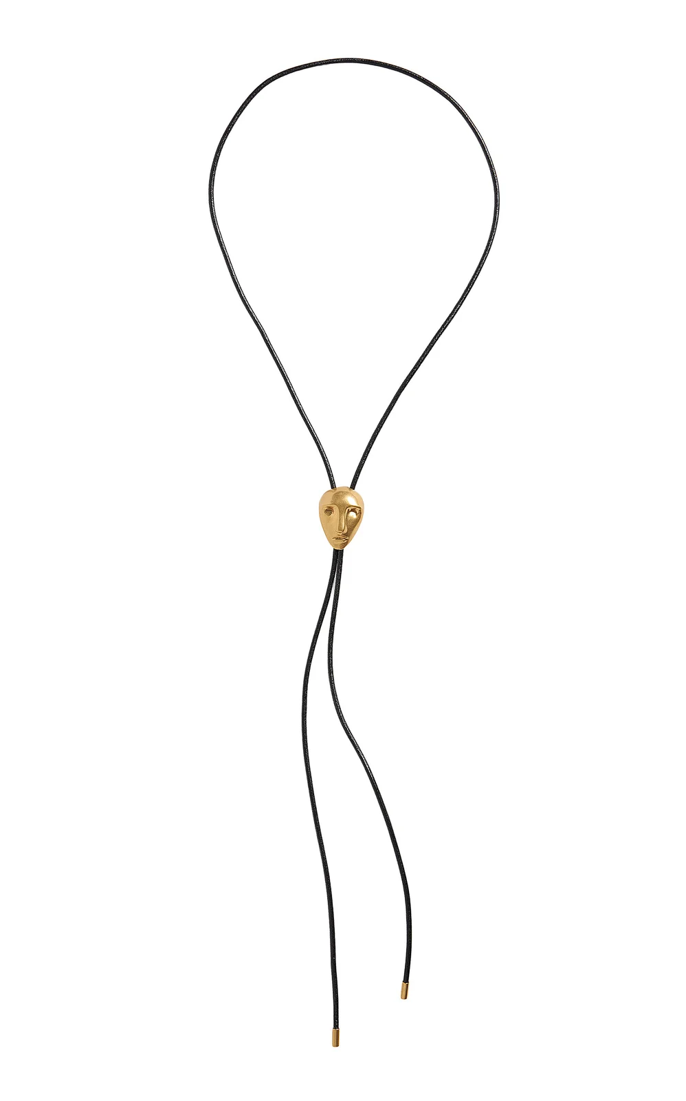 Khaite Visage 18K Gold-Plated Brass Bolo Tie