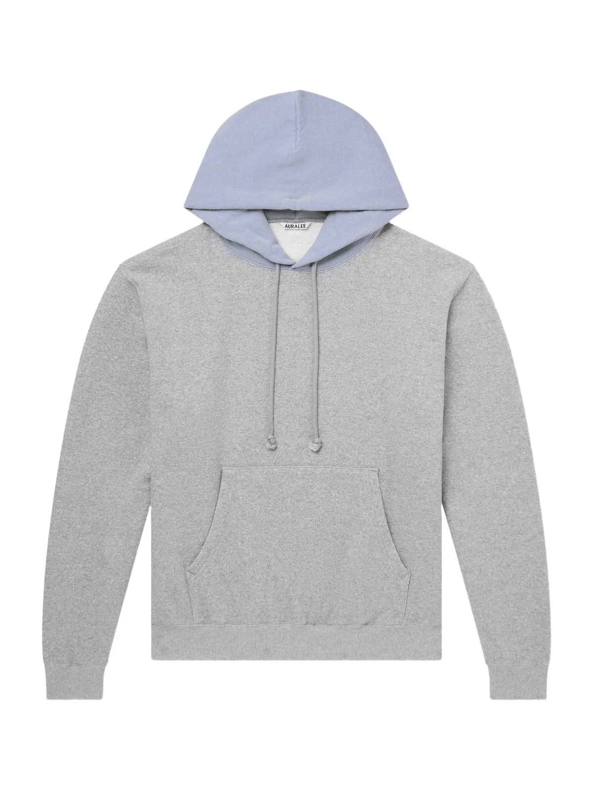 Auralee Two-Tone Cotton-Jersey Hoodie - Men