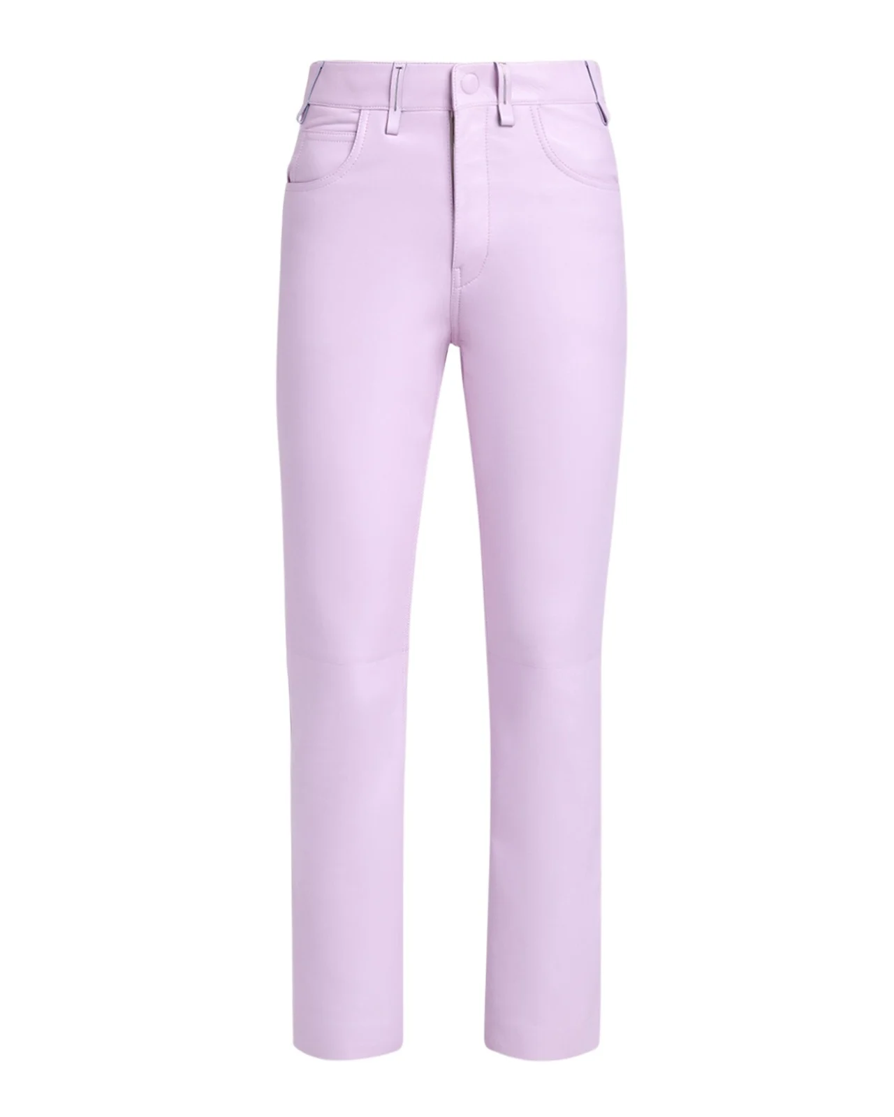 Nappa Leather Slim-Leg Ankle Pants Nappa Leather Slim-Leg Ankle Pants