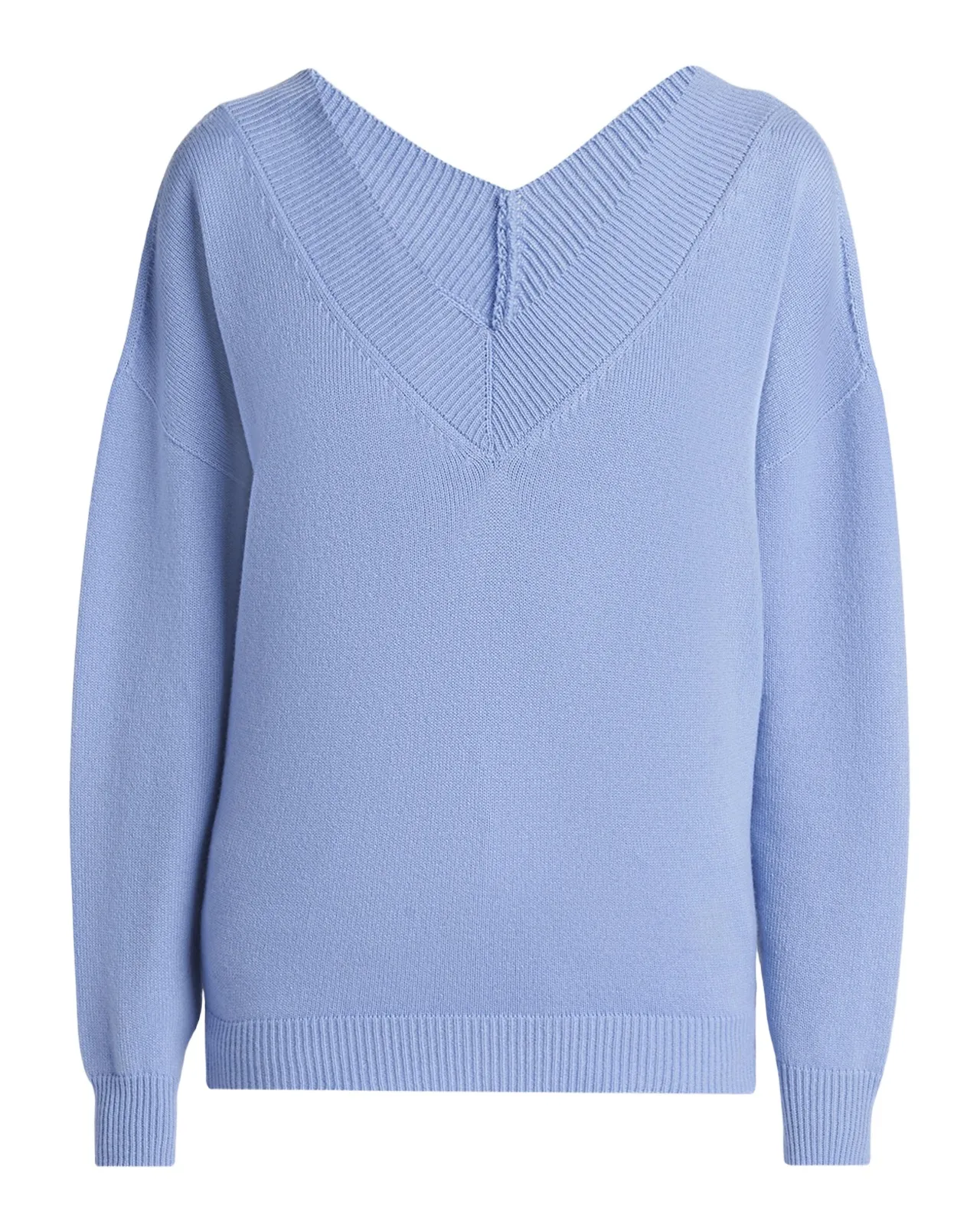 Seamless Soft Wool V-Neck Sweater Seamless Soft Wool V-Neck Sweater