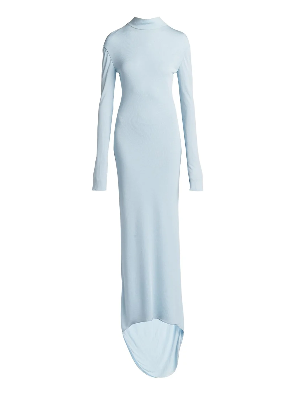 Long-Sleeve Twisted Open-Back Crepe Jersey Gown Long-Sleeve Twisted Open-Back Crepe Jersey Gown