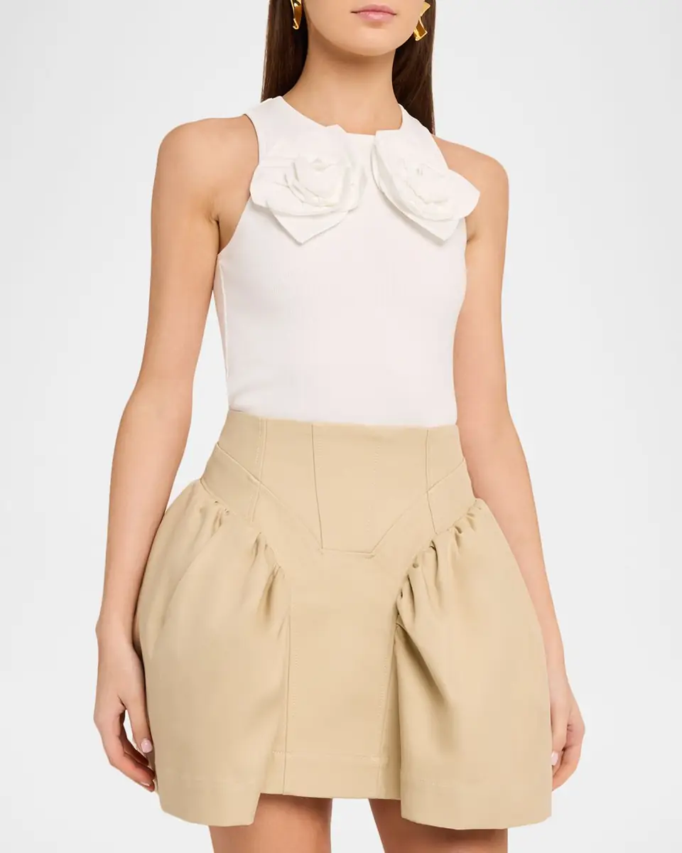 Aknvas Camille 3D Flower Tank Top | Thumbnail 4 Aknvas Camille 3D Flower Tank Top | Thumbnail 4