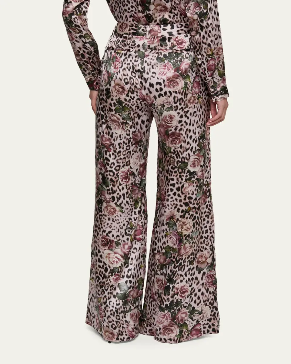 L'Agence Pilar Silk Wide-Leg Pants | Thumbnail 3 L'Agence Pilar Silk Wide-Leg Pants | Thumbnail 3