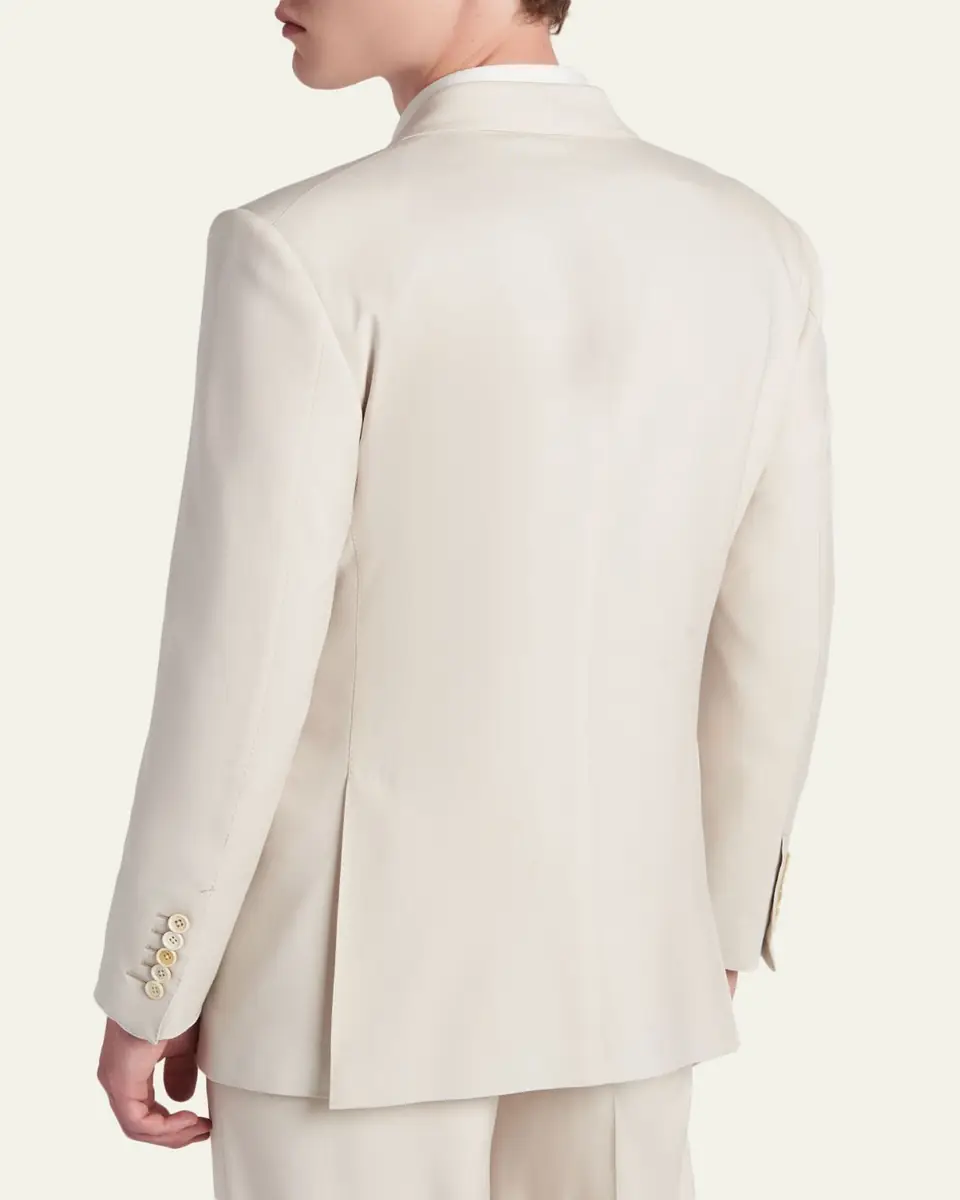 Tom Ford Men's Wool, Cashmere and Silk Double-Breasted Sport Coat | Thumbnail 3 Tom Ford Men's Wool, Cashmere and Silk Double-Breasted Sport Coat | Thumbnail 3