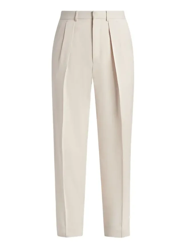 Men's Wool Relaxed-Fit Pleated Pants Men's Wool Relaxed-Fit Pleated Pants