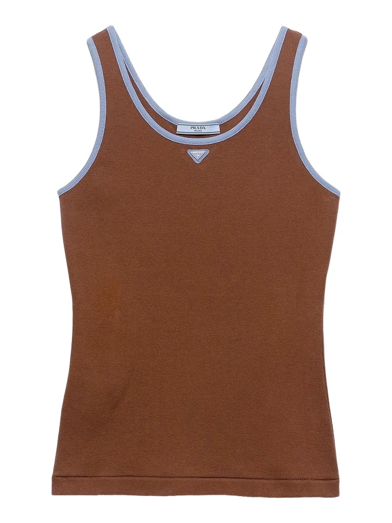 Prada Women's Old Cotton Tank Top