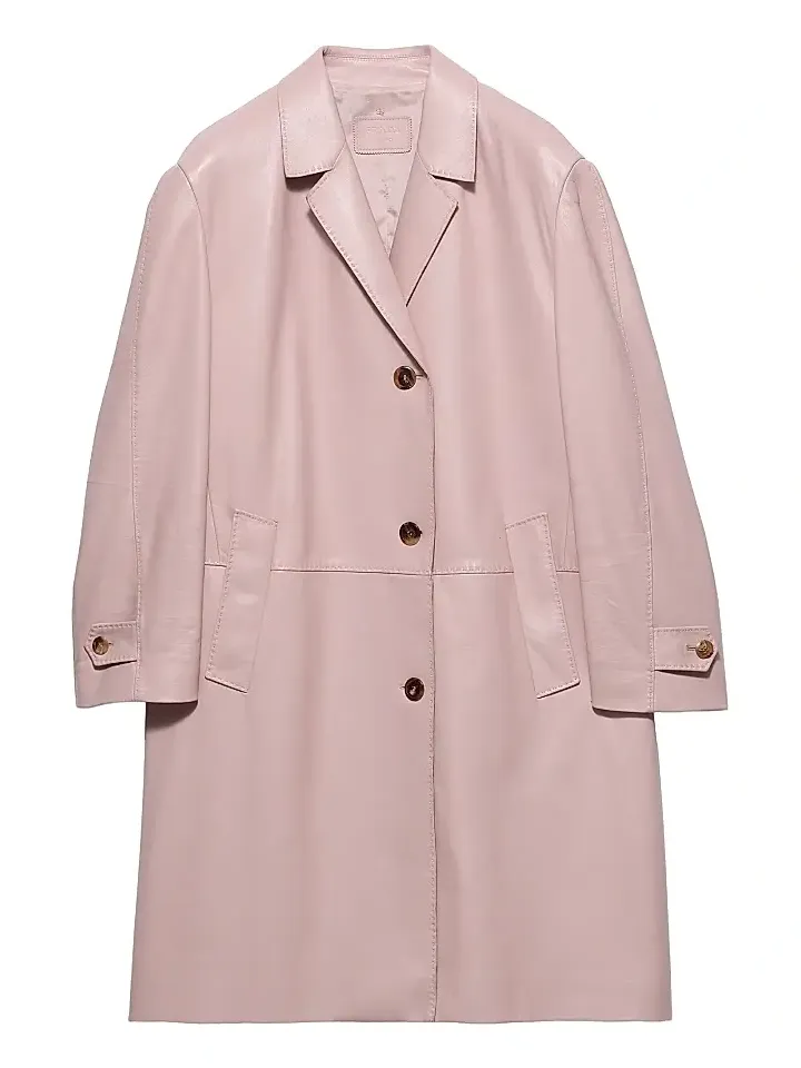 Prada Women's Nappa Leather Coat