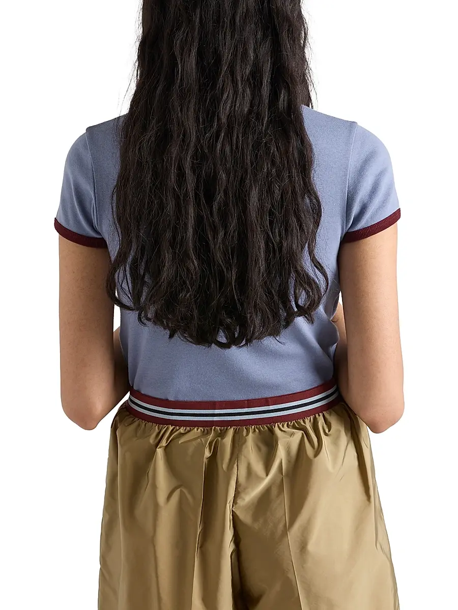 Prada Women's Cotton T-Shirt | Thumbnail 3