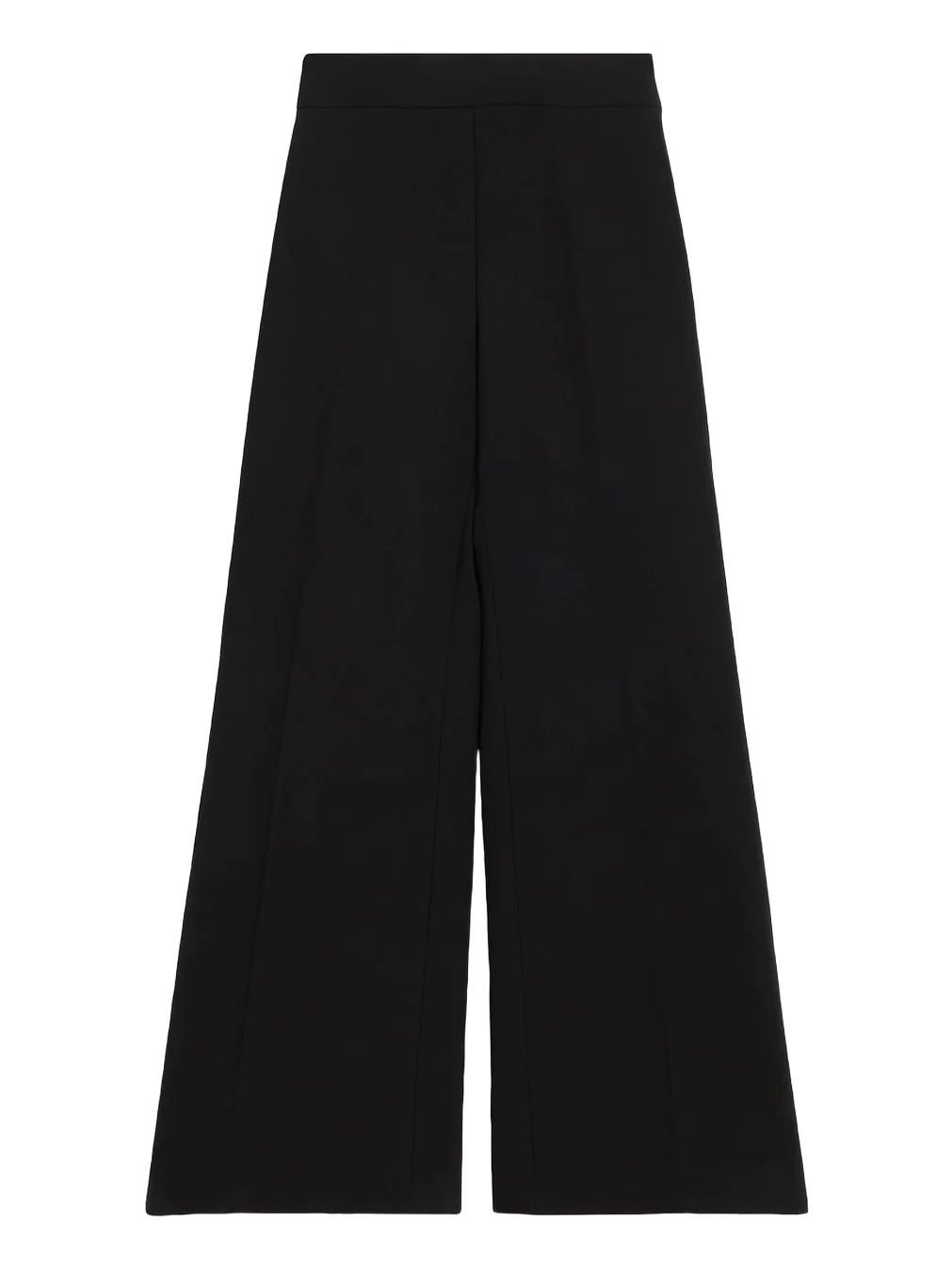 Women's Wool High-Rise Wide-Leg Pants