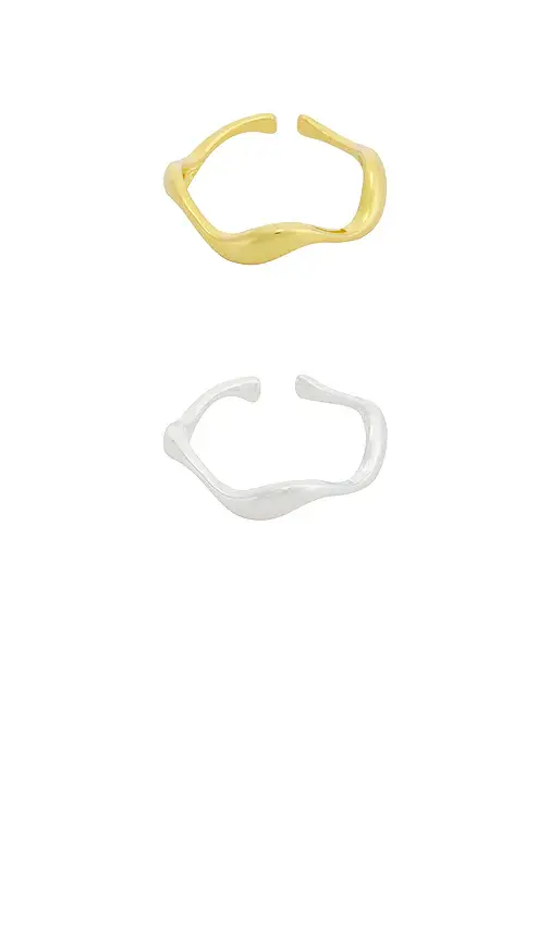 Casa Clara Hele Asymmetric Ring Duo | Thumbnail 2 Casa Clara Hele Asymmetric Ring Duo | Thumbnail 2
