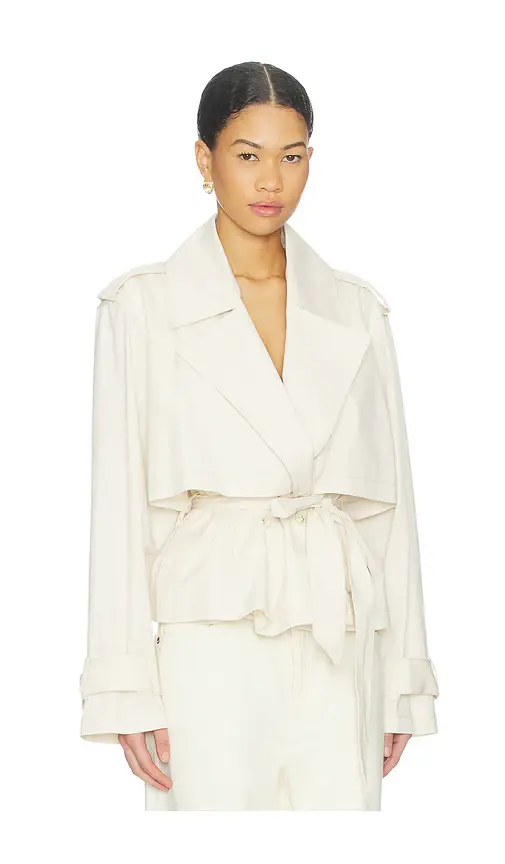 Joe's Jeans The Liz Cropped Trench Coat | Thumbnail 2 Joe's Jeans The Liz Cropped Trench Coat | Thumbnail 2