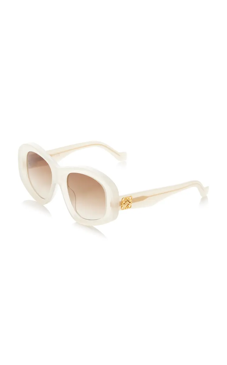 Loewe Beveled Pentagon Acetate Sunglasses | Thumbnail 3 Loewe Beveled Pentagon Acetate Sunglasses | Thumbnail 3