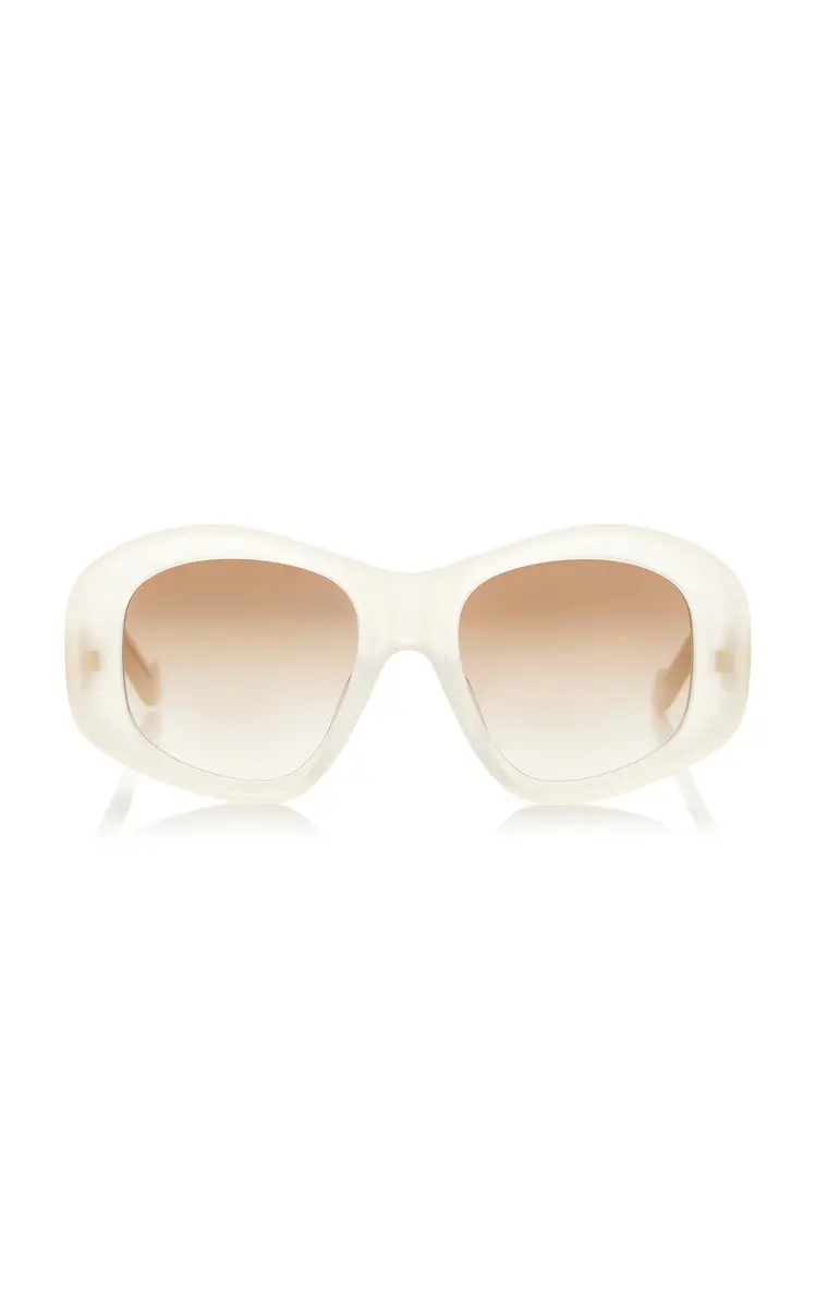 Loewe Beveled Pentagon Acetate Sunglasses | Thumbnail 4 Loewe Beveled Pentagon Acetate Sunglasses | Thumbnail 4