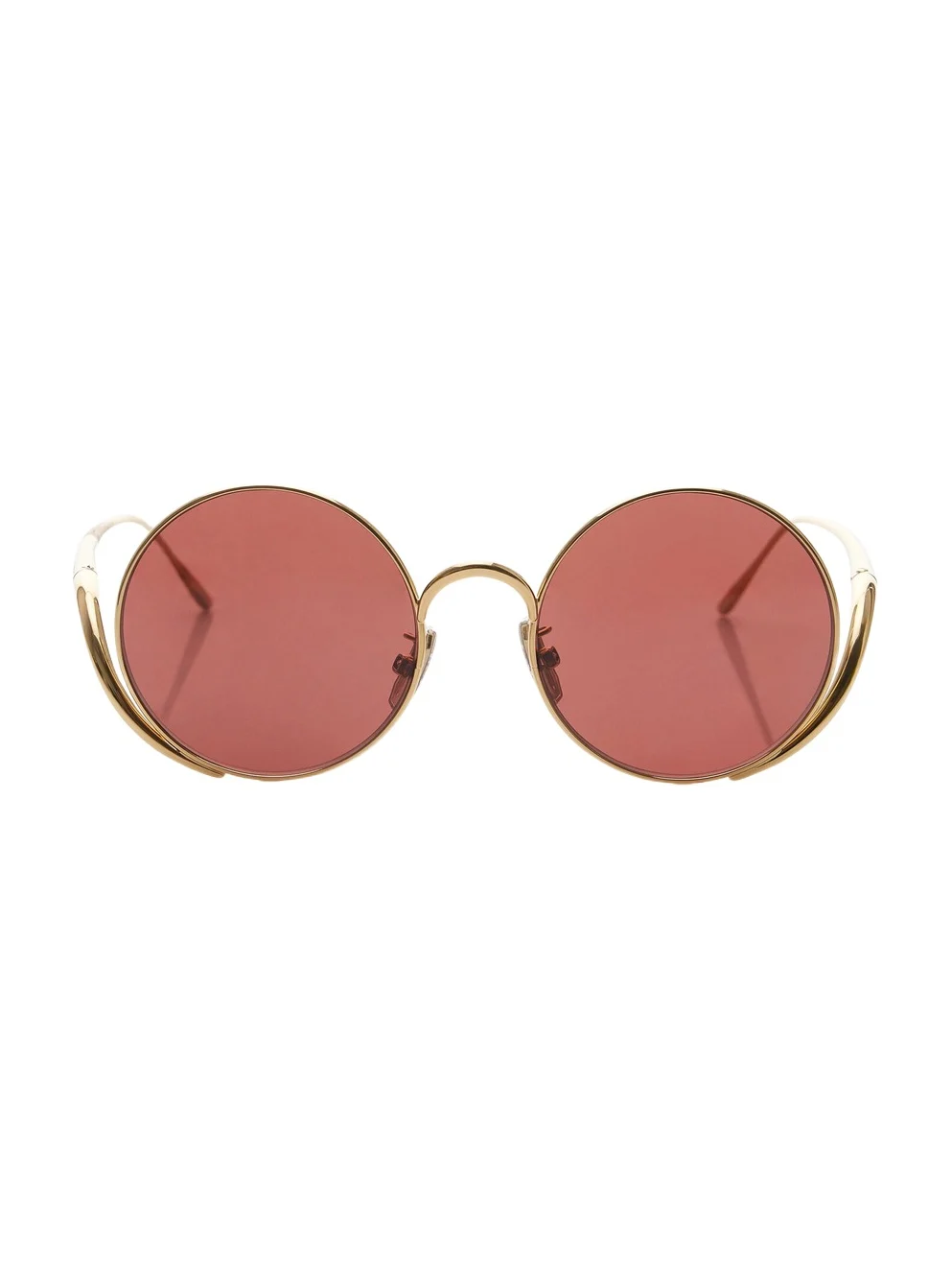 Island Round-Frame Metal Sunglasses Island Round-Frame Metal Sunglasses