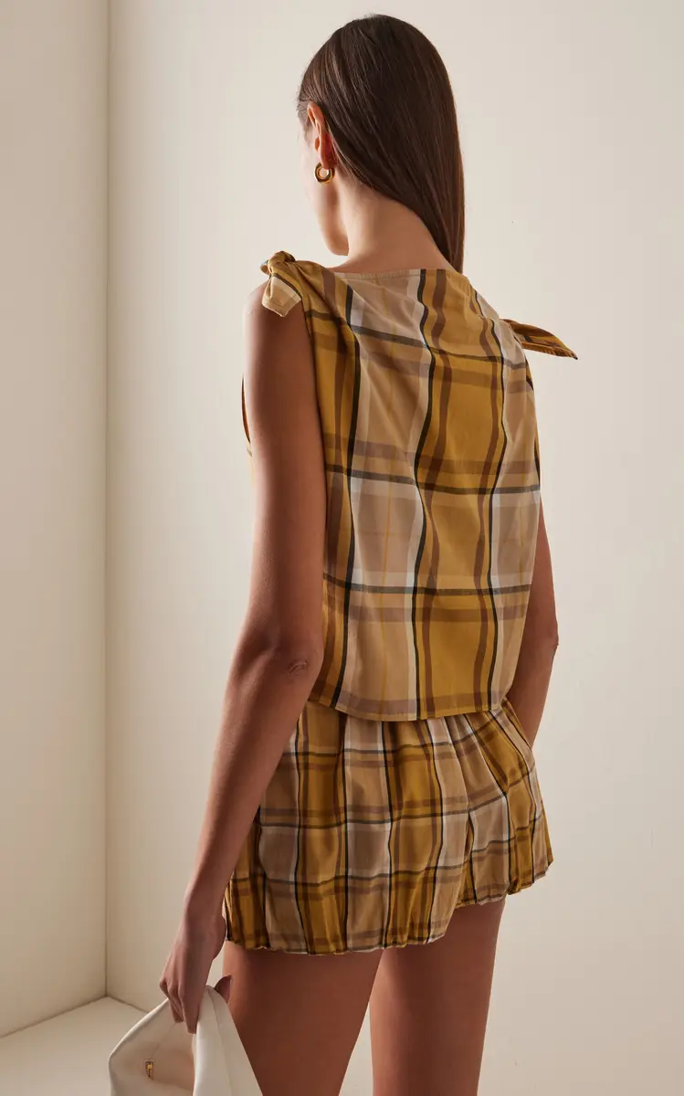 Sea Copeland Cotton Plaid Top | Thumbnail 4 Sea Copeland Cotton Plaid Top | Thumbnail 4