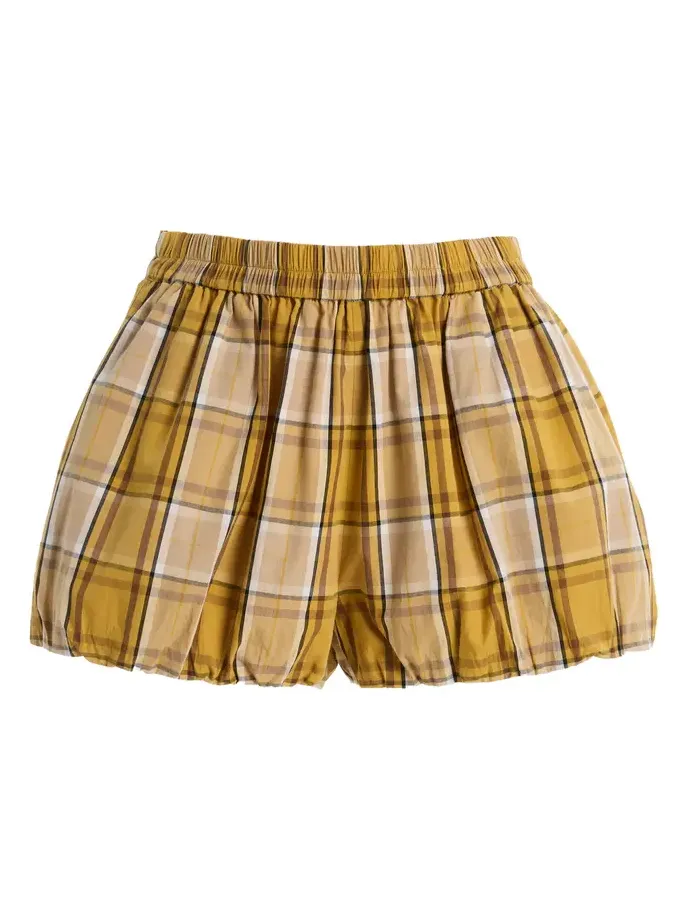Sea Copeland Cotton Plaid Shorts