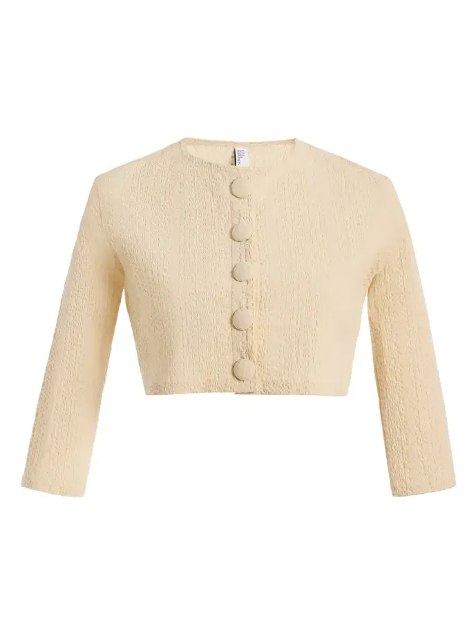 Seersucker Cardigan