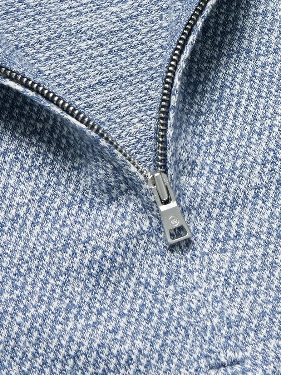 Peter Millar Barlow Merino Wool, Linen and Cotton-Blend Half-Zip Sweater - Men | Thumbnail 5 Peter Millar Barlow Merino Wool, Linen and Cotton-Blend Half-Zip Sweater - Men | Thumbnail 5
