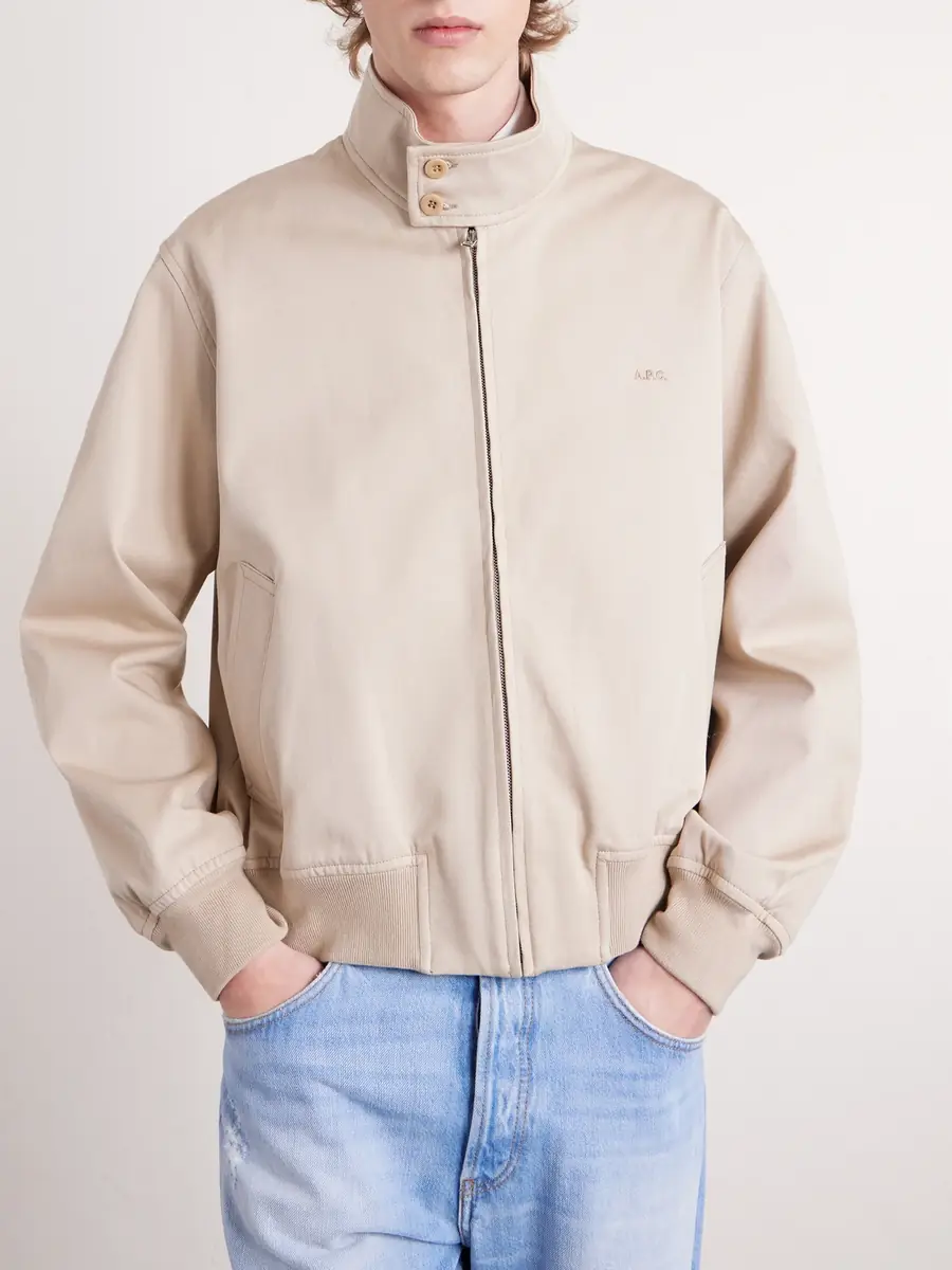 A.P.C. Cotton Twill Blouson Jacket - Men | Thumbnail 3 A.P.C. Cotton Twill Blouson Jacket - Men | Thumbnail 3