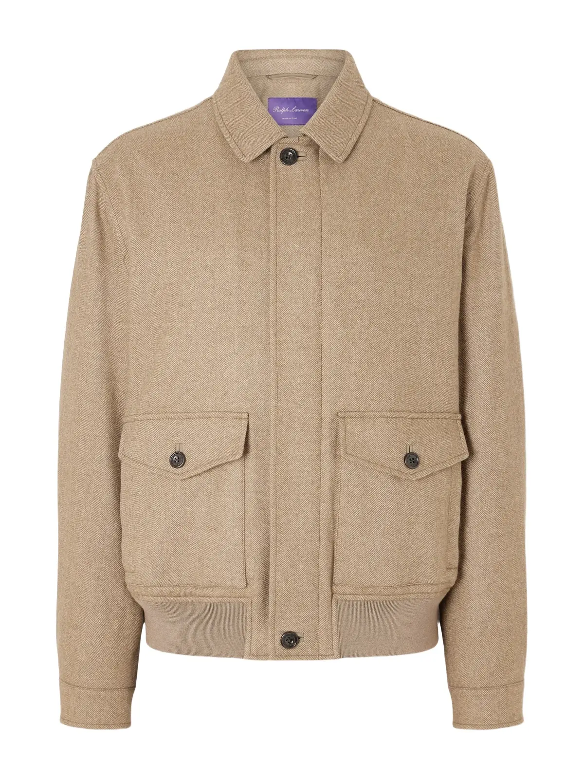 Ralph Lauren Purple Label Herringbone Cashmere Jacket - Men