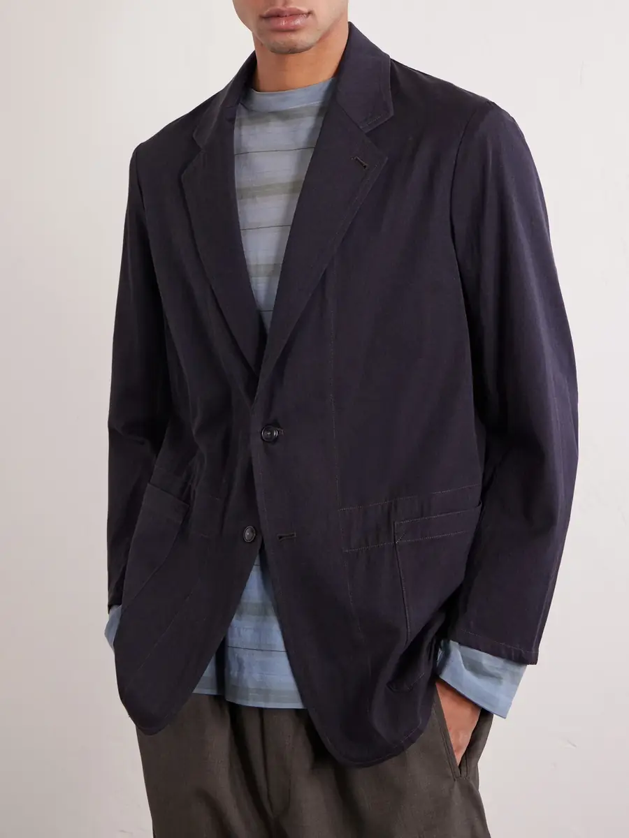 Kaptain Sunshine Take Easy Cotton Blazer - Men | Thumbnail 3 Kaptain Sunshine Take Easy Cotton Blazer - Men | Thumbnail 3