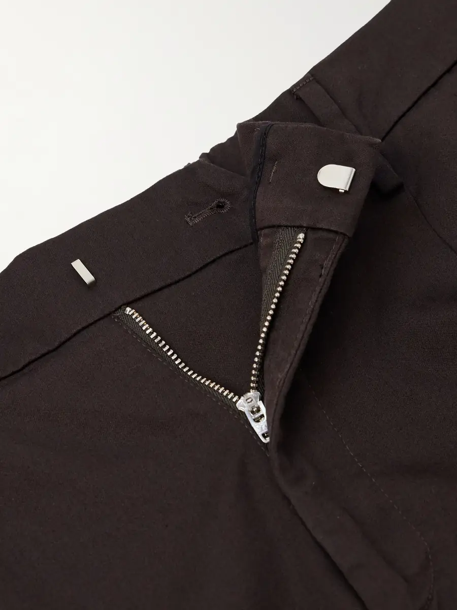 NN07 Kay 1420 Wide-Leg Pleated Organic Cotton-Blend Twill Trousers - Men | Thumbnail 6