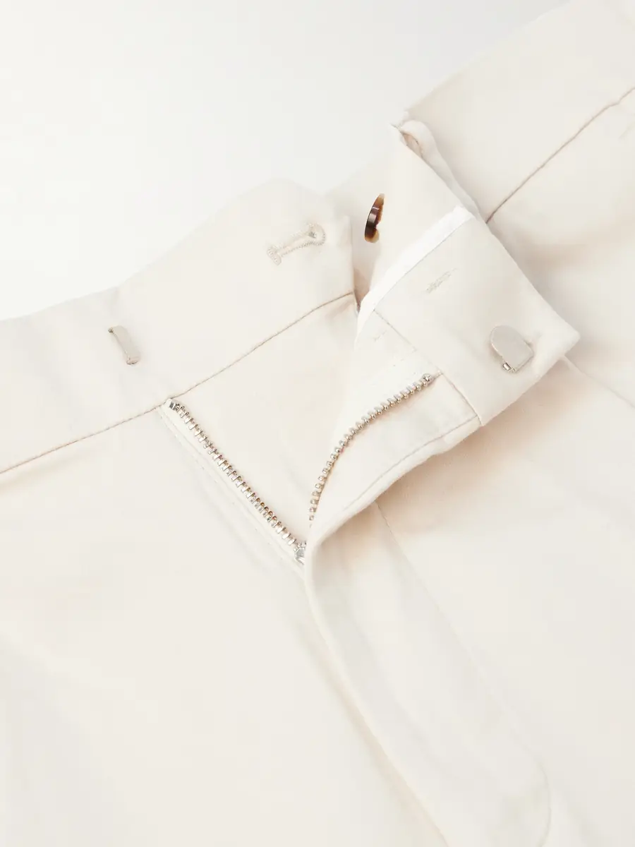 NN07 Kay 1420 Wide-Leg Pleated Organic Cotton-Blend Twill Trousers - Men | Thumbnail 6 NN07 Kay 1420 Wide-Leg Pleated Organic Cotton-Blend Twill Trousers - Men | Thumbnail 6