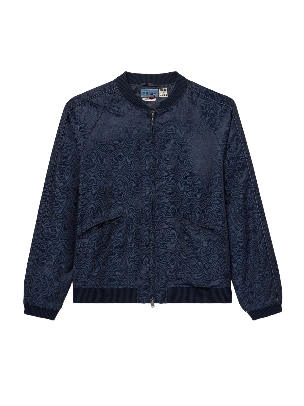Satin-Jacquard Bomber Jacket - Men Satin-Jacquard Bomber Jacket - Men