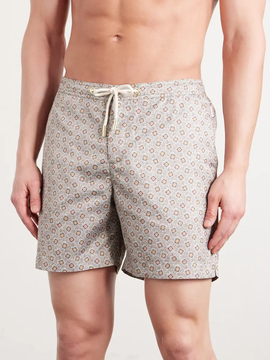 Orlebar Brown Bulldog Straight-Leg Mid-Length Seersucker Swim Shorts - Men | Thumbnail 2 Orlebar Brown Bulldog Straight-Leg Mid-Length Seersucker Swim Shorts - Men | Thumbnail 2