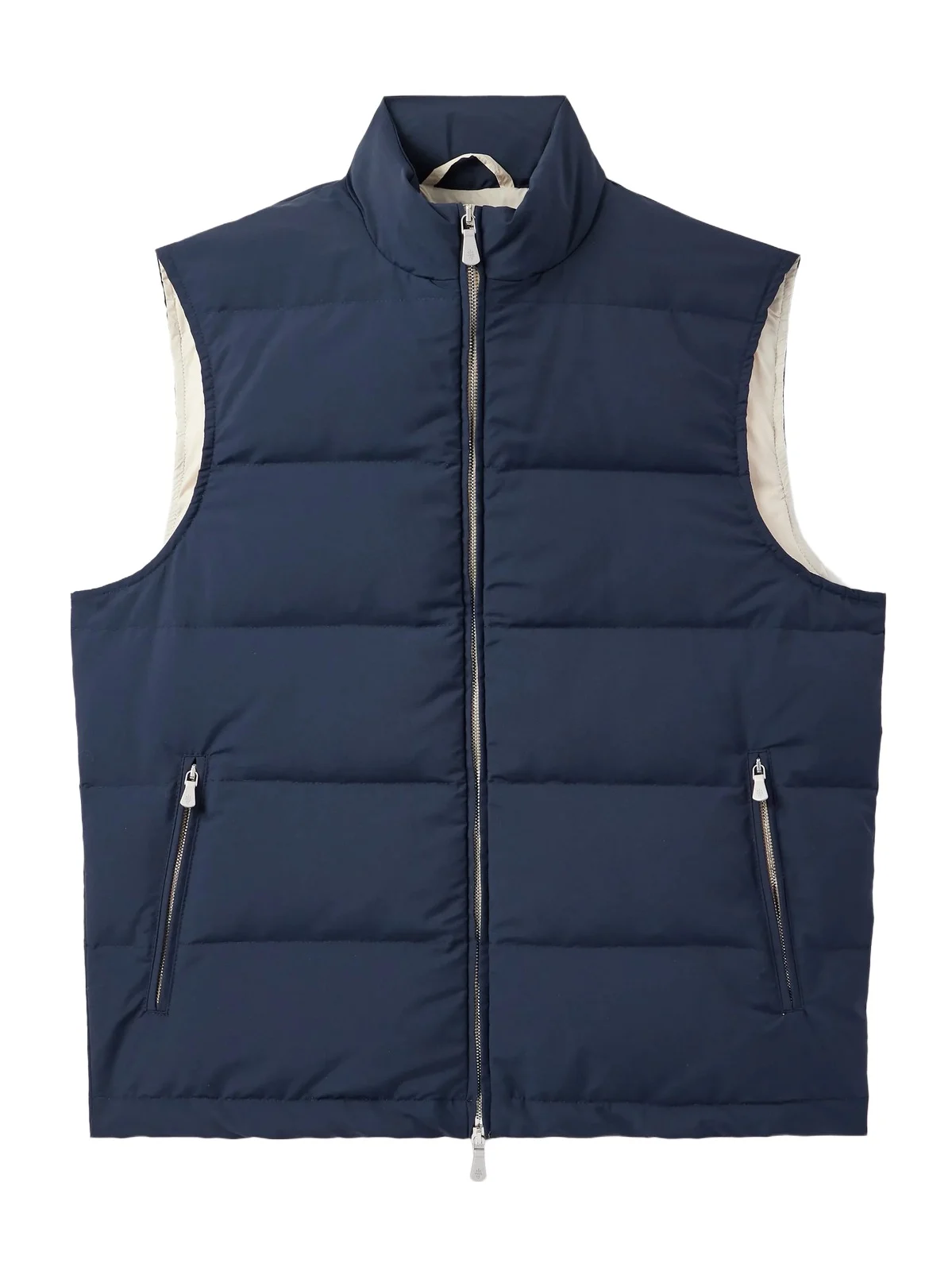 ELEVENTY Quilted Tech Wool-Blend Down Gilet - Men
