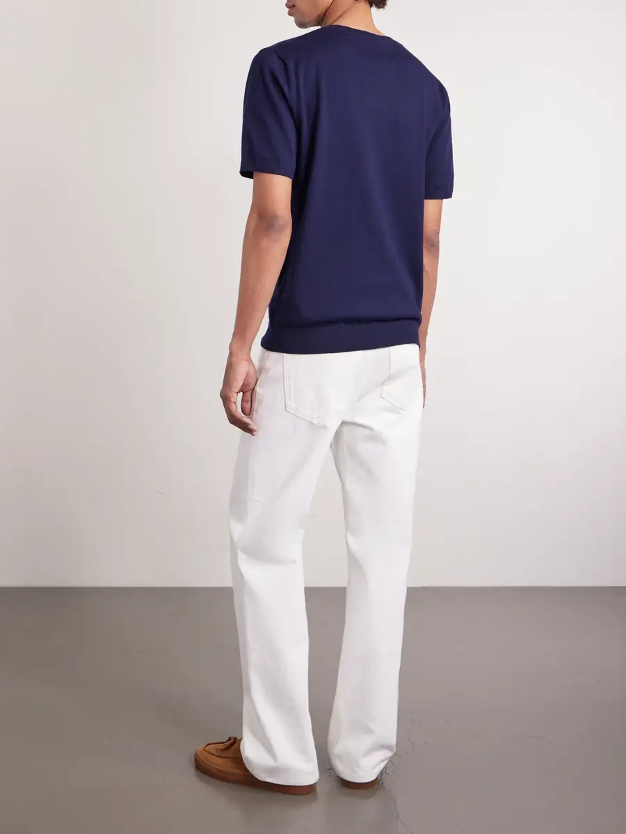 MR P. Organic Cotton and Cashmere-Blend T-Shirt - Men | Thumbnail 4 MR P. Organic Cotton and Cashmere-Blend T-Shirt - Men | Thumbnail 4