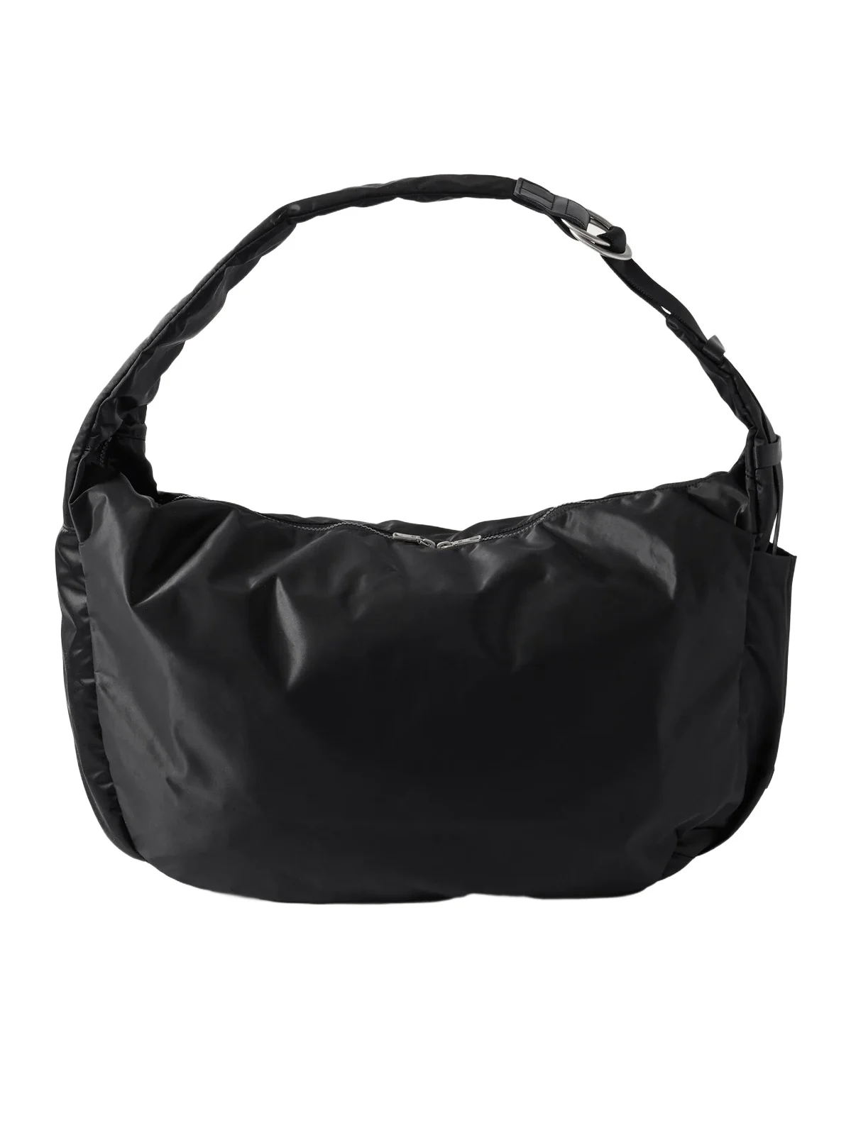 Ark Leather-Trimmed Satin Shoulder Bag - Men Ark Leather-Trimmed Satin Shoulder Bag - Men