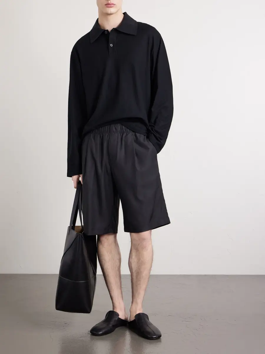 Our Legacy Leisure Straight-Leg Twill Shorts - Men | Thumbnail 2