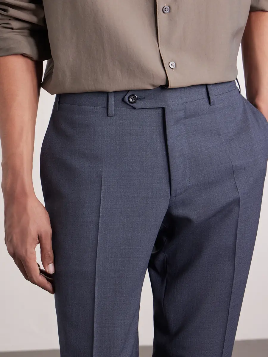 Canali Straight-Leg Super 130s Wool Suit Trousers - Men | Thumbnail 5 Canali Straight-Leg Super 130s Wool Suit Trousers - Men | Thumbnail 5