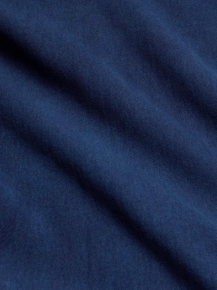 Blue Blue Japan Indigo-Dyed Organic Cotton-Jersey Hoodie - Men | Thumbnail 4