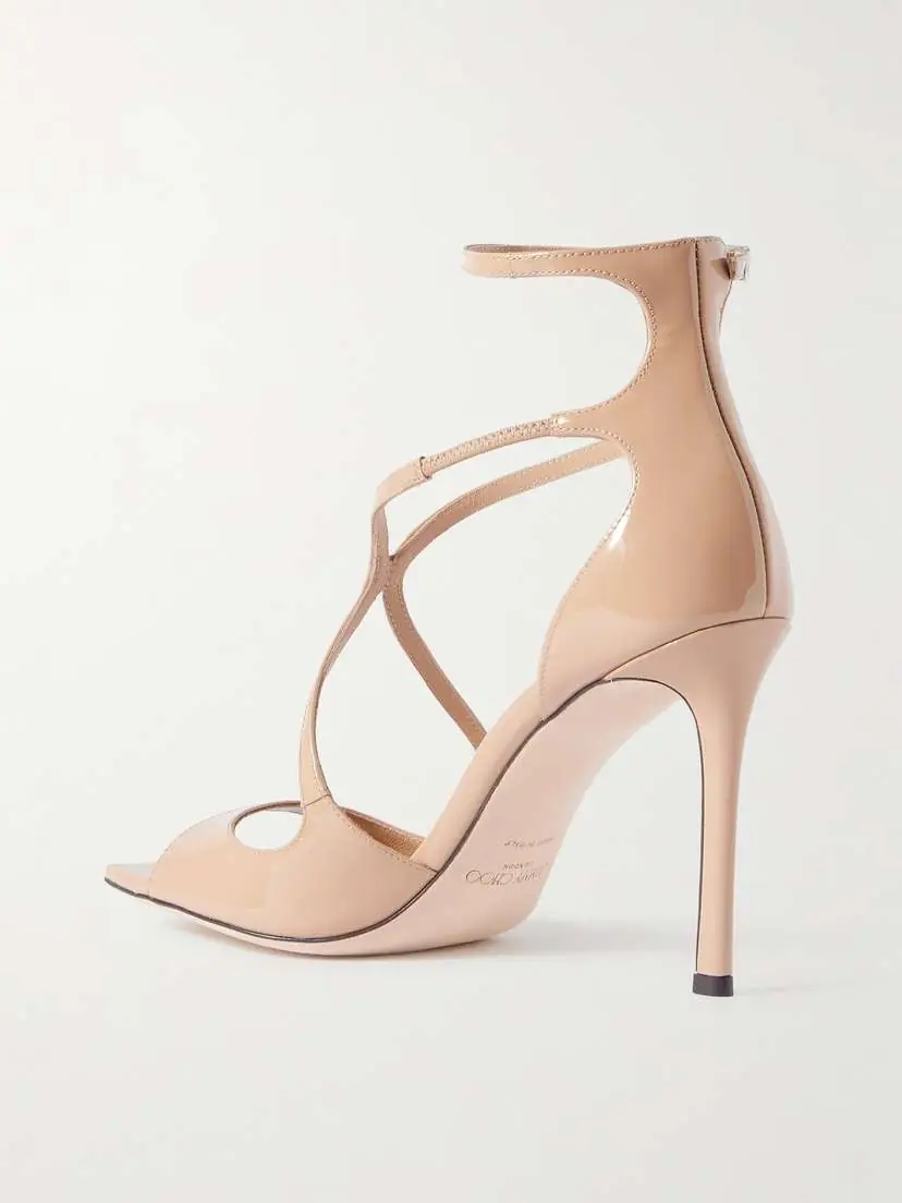 Jimmy Choo Azia 95 Patent-leather Sandals | Thumbnail 3