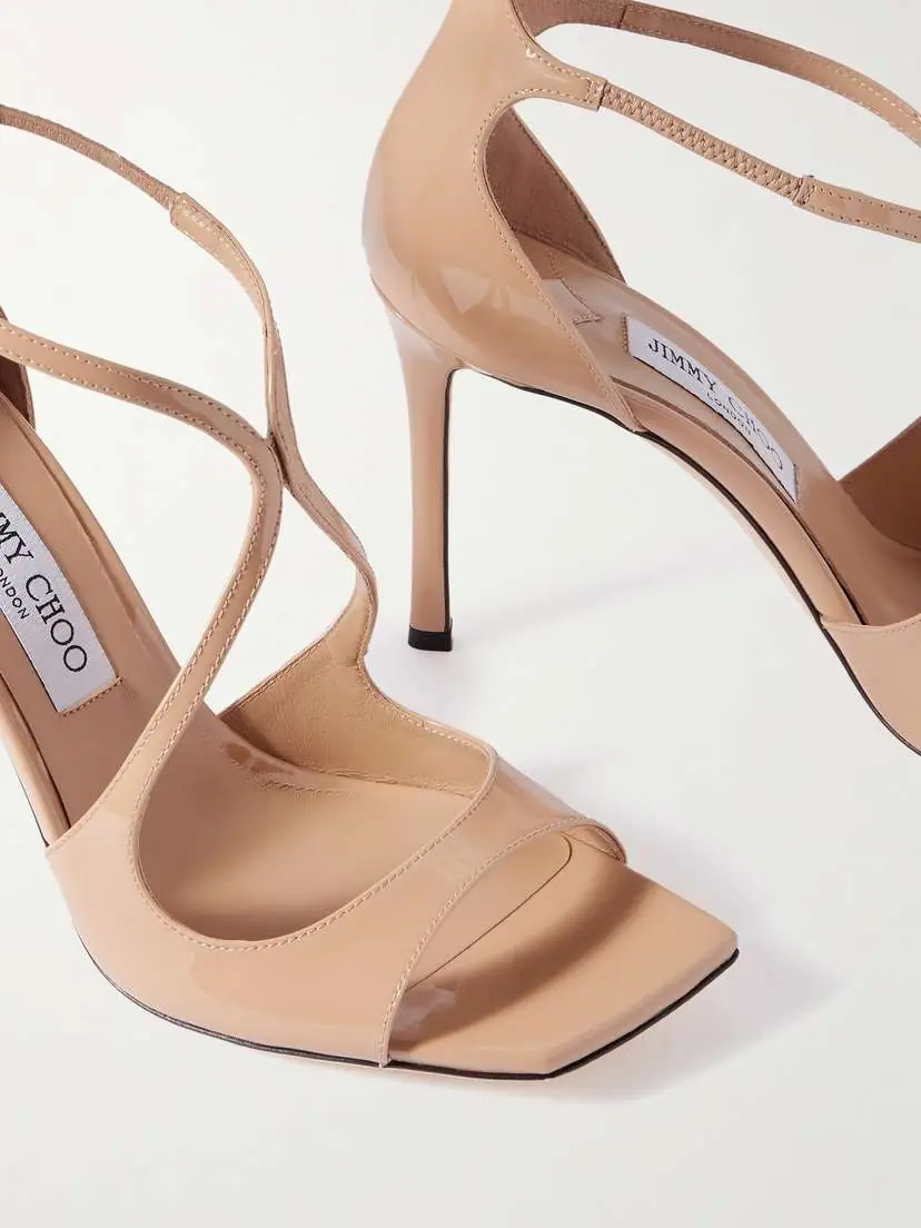 Jimmy Choo Azia 95 Patent-leather Sandals | Thumbnail 4