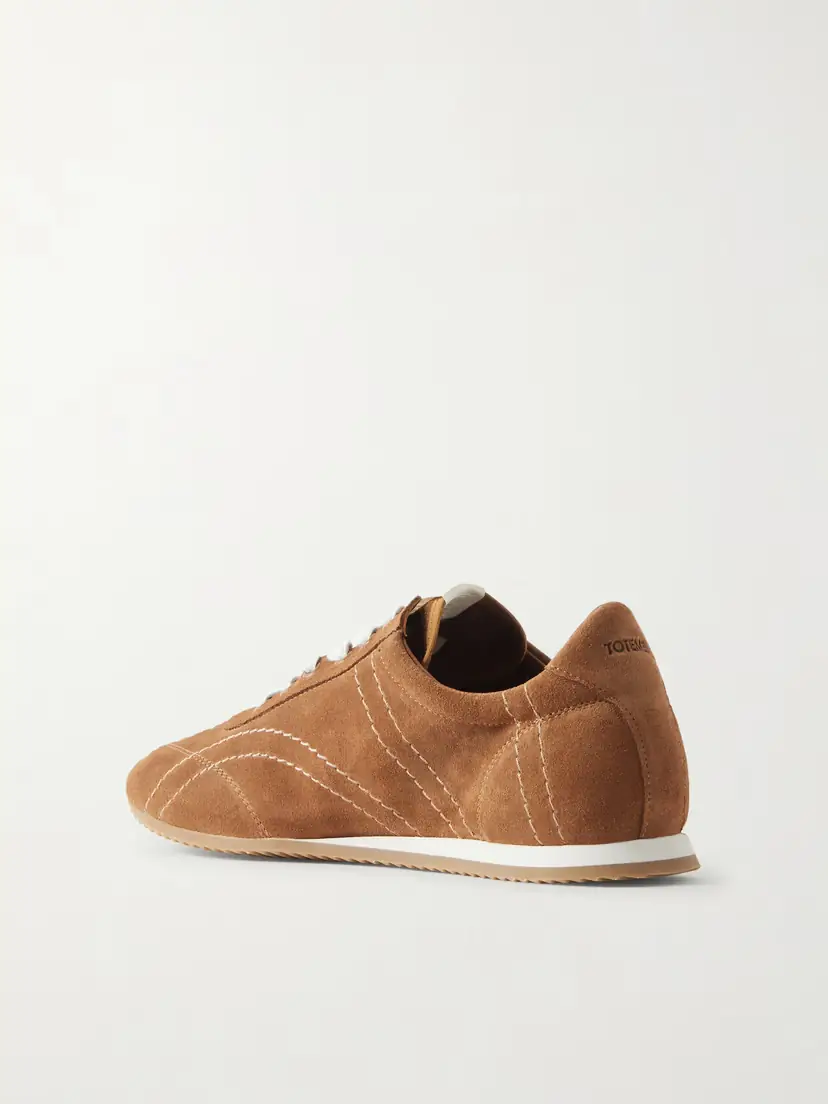 TOTEME Flex Suede Sneakers | Thumbnail 3