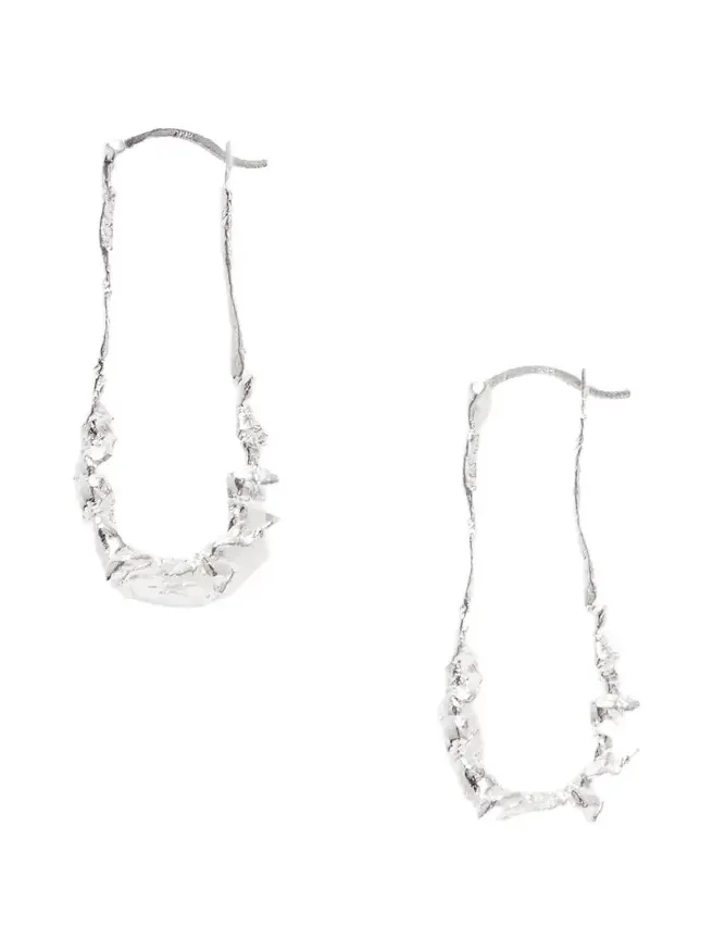 Silver-plated Hoop Earrings Silver-plated Hoop Earrings