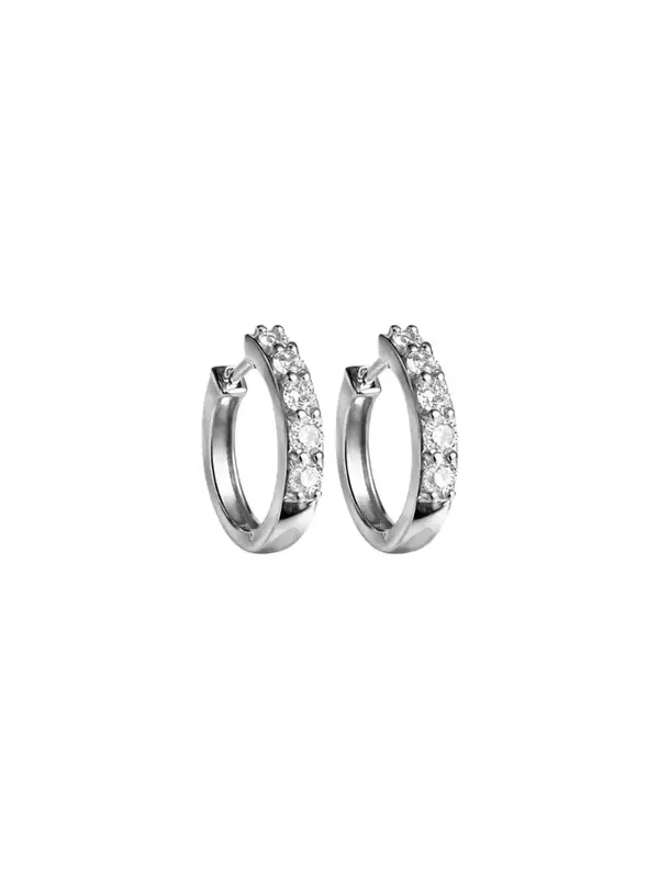 0.35ct Diamond 18K Gold Hoop Earrings 0.35ct Diamond 18K Gold Hoop Earrings
