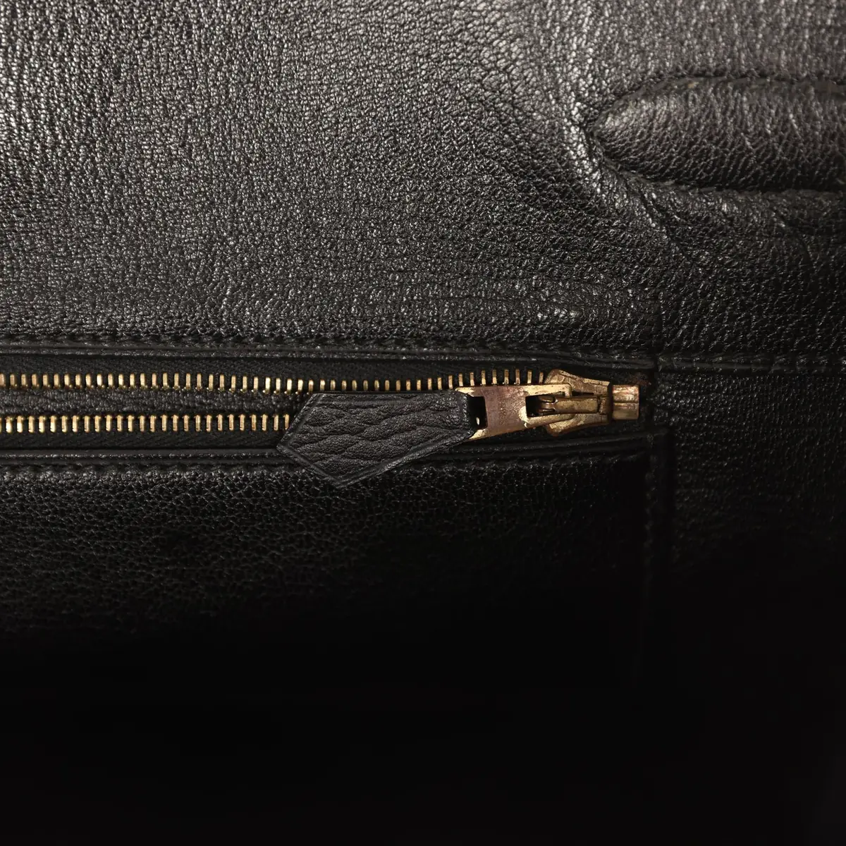 HERMÈS Vintage Hermes Birkin 35 Black Ardennes Gold Hardware | Thumbnail 9 HERMÈS Vintage Hermes Birkin 35 Black Ardennes Gold Hardware | Thumbnail 9