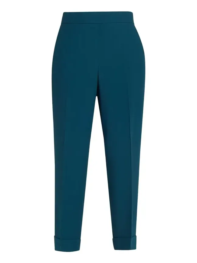 Chris Cool Wool Tapered-Leg Ankle Pants